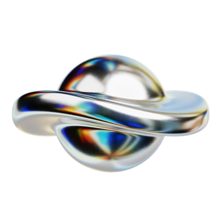 Abstract Ring  3D Icon