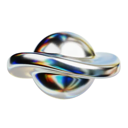 Abstract Ring  3D Icon