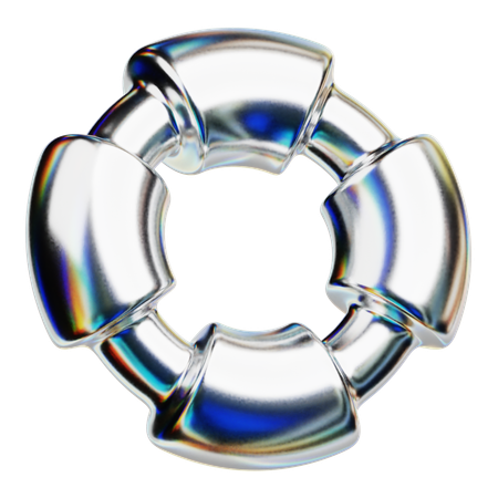 Abstract Ring  3D Icon