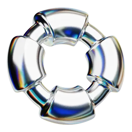 Abstract Ring  3D Icon