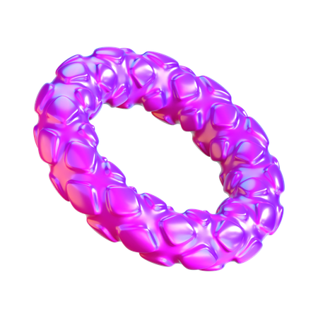 Abstract Ring Shape  3D Icon