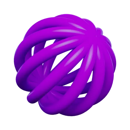 Abstract Round  3D Icon