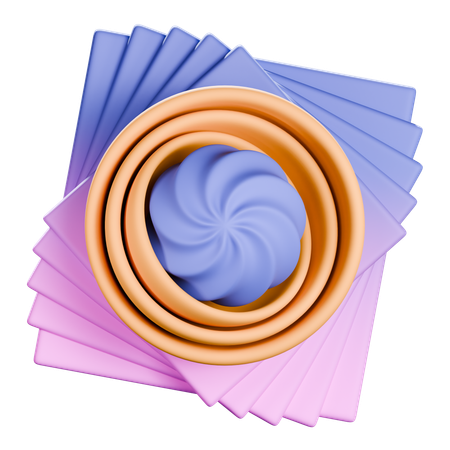 Abstract shape  3D Icon