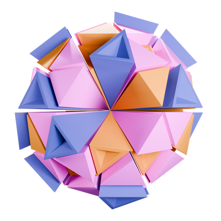 Abstract shape  3D Icon