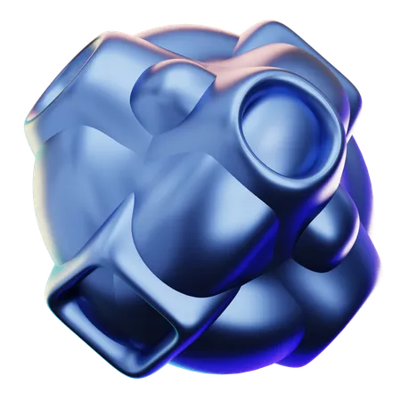 抽象的な形  3D Icon