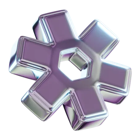 抽象的な形  3D Icon