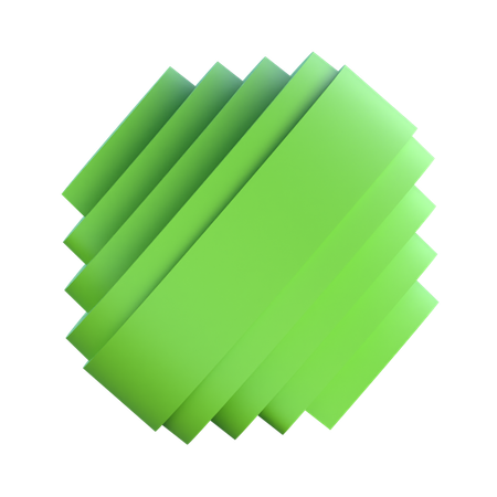抽象的な形  3D Icon