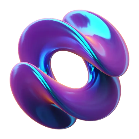 Abstract shape  3D Icon