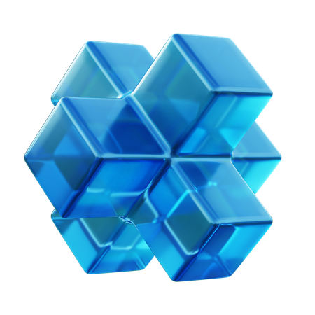 Abstract shape  3D Icon