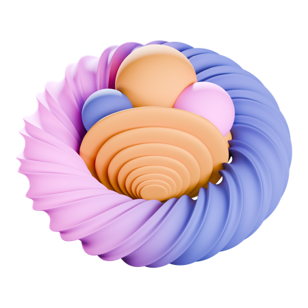 Abstract shape  3D Icon