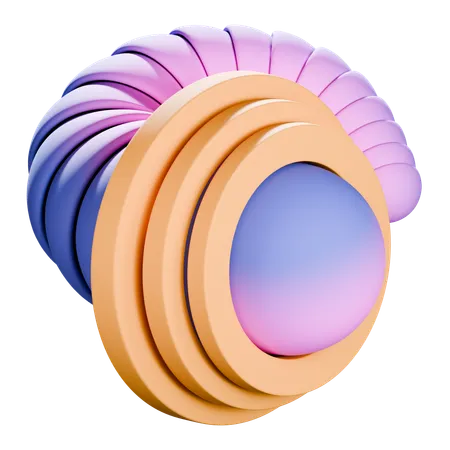 Abstract shape  3D Icon