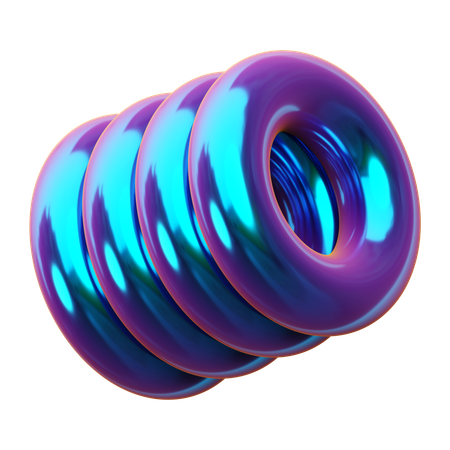 Abstract shape  3D Icon