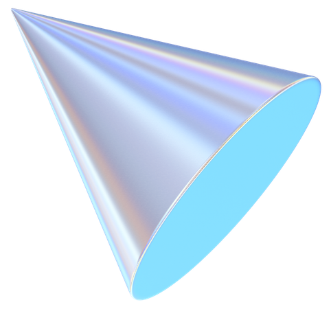Abstract Shape Cone  3D Icon