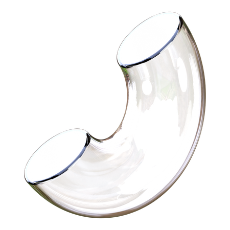 Abstract Shape Glass  3D Icon