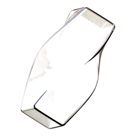Abstract Shape Glass  3D Icon
