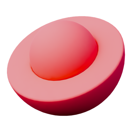 추상 모양 반원  3D Icon