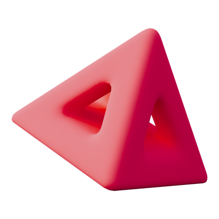 Abstract Shape Triangle  3D Icon