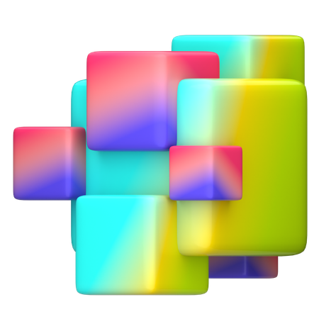 Abstract Shapes  3D Icon