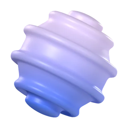 Abstract Sphere Gradient  3D Icon