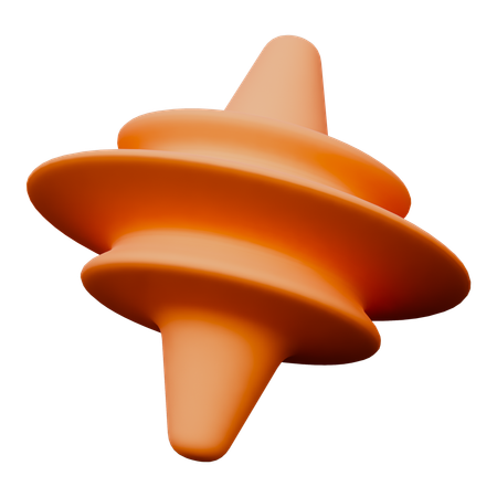 Abstract Spinning  3D Icon