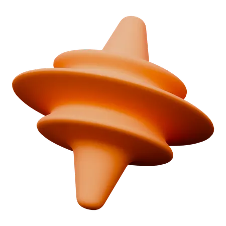 Abstract Spinning  3D Icon