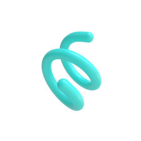 Abstract Spiral  3D Icon