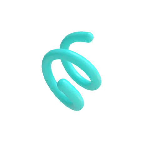 Abstract Spiral  3D Icon