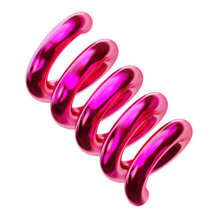 추상적인 봄  3D Icon