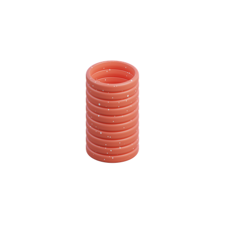 Abstract Stacking Rings  3D Icon