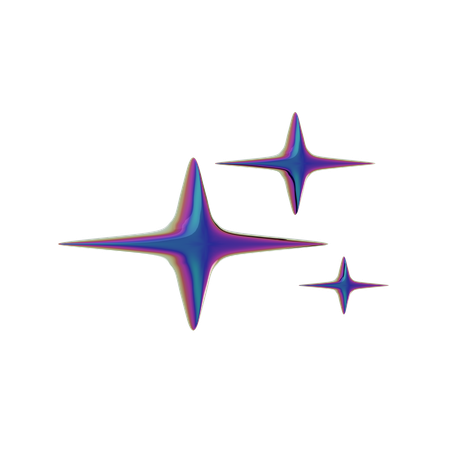 Abstract Star  3D Icon