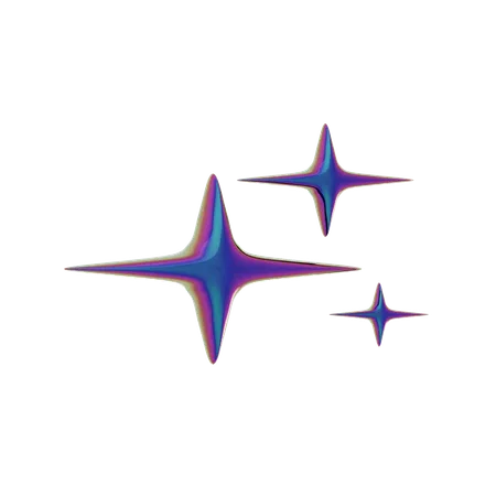 Abstract Star  3D Icon