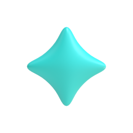 Abstract Star  3D Icon