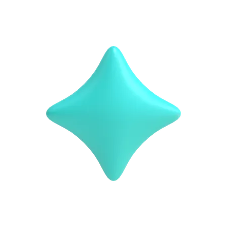 Abstract Star  3D Icon