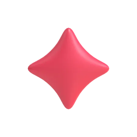 Abstract Star  3D Icon