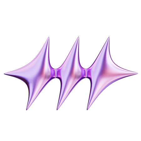 Abstract Star  3D Icon