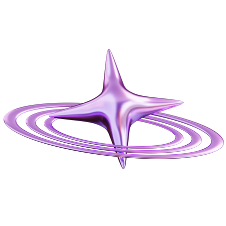 Abstract Star  3D Icon