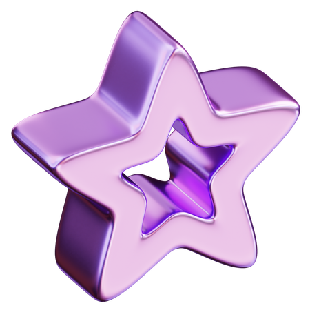 Abstract Star  3D Icon