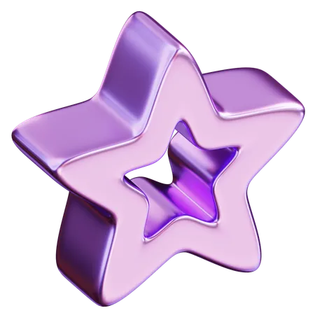 Abstract Star  3D Icon