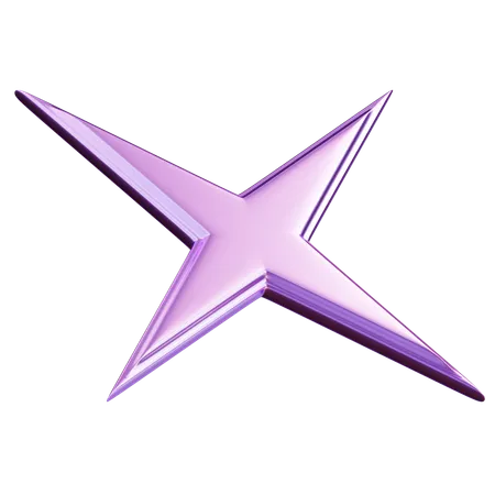 Abstract Star  3D Icon