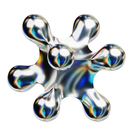 Abstract Star  3D Icon