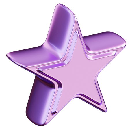 Abstract Star  3D Icon