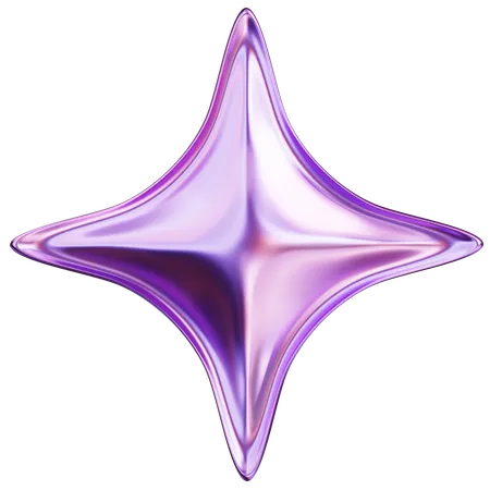 Abstract Star  3D Icon