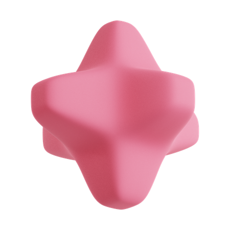 Abstract Star  3D Icon