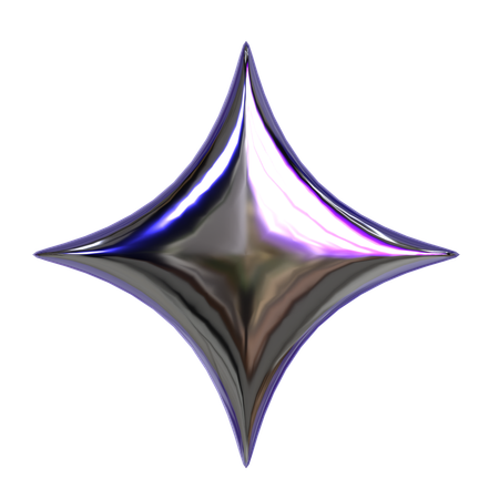 Abstract Star Geometry  3D Icon