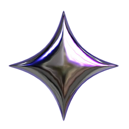 Abstract Star Geometry  3D Icon