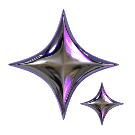 Abstract Star Geometry  3D Icon