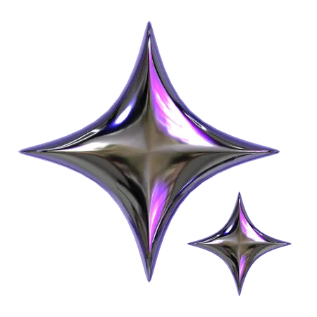 Abstract Star Geometry  3D Icon