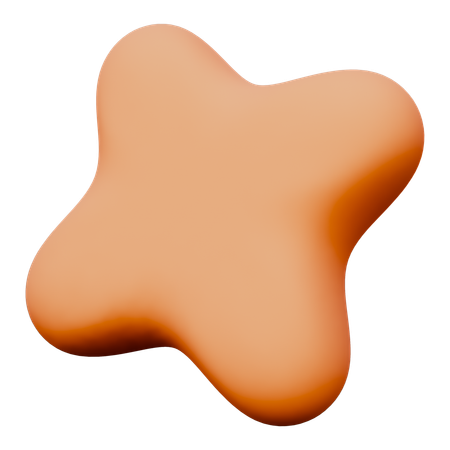 Abstract Star Shape  3D Icon