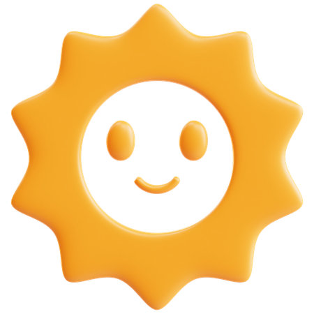 Abstract Sun  3D Icon