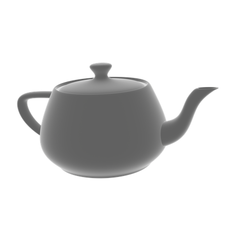 Abstract Teapot  3D Icon